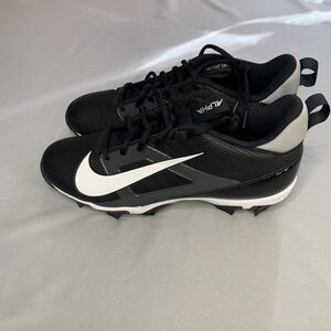 NEW Nike Alpha Menace 4 Shark Wide Black Men’s Size 11.5 Cleats FQ3875-001